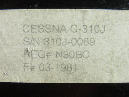 No Brand 0850440-2 Forward Air Box Assembly