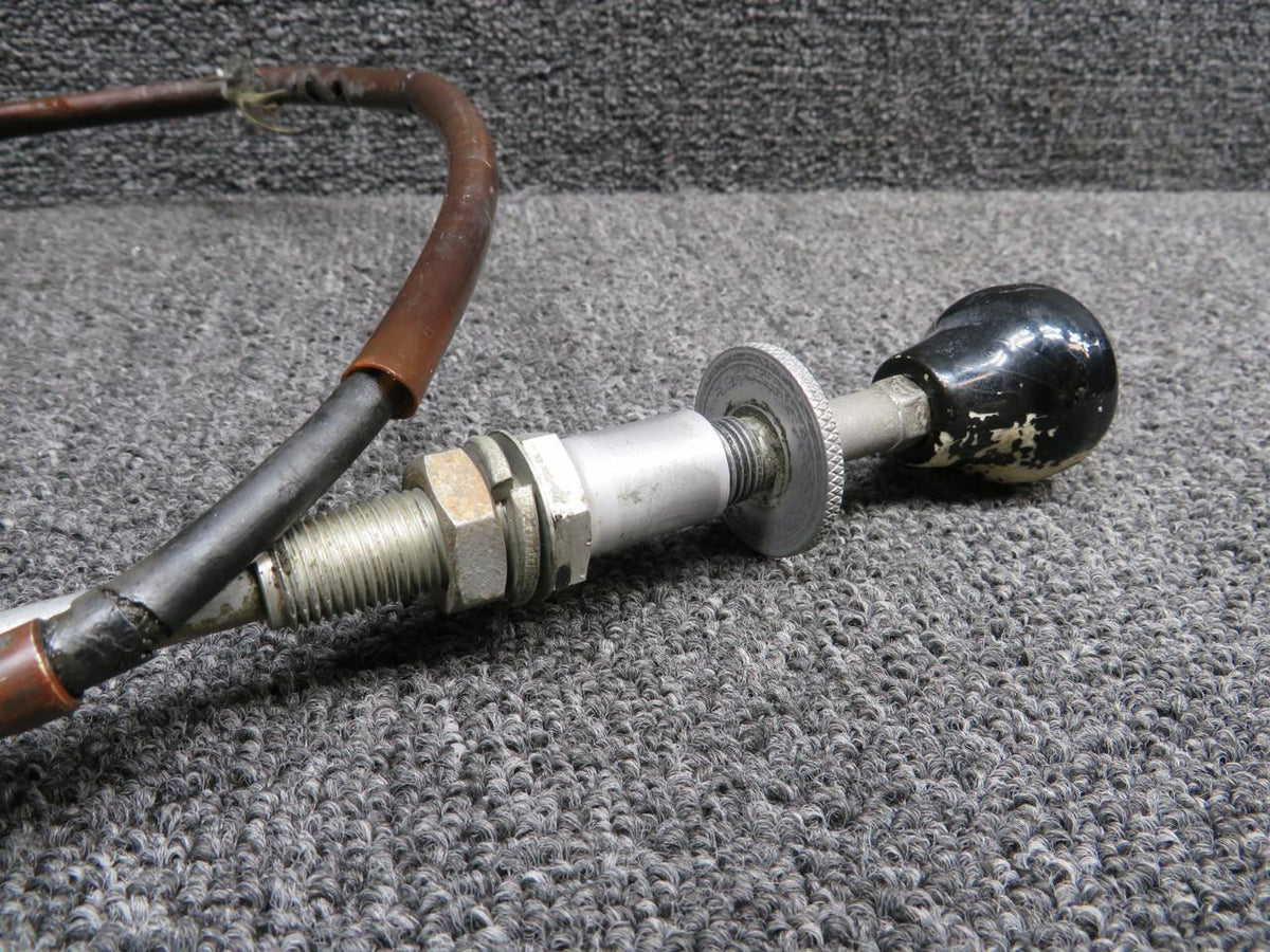 Cessna Aircraft Parts S1222-2 Cessna 172D Control Cable Assembly Throttle (Length: 47.75")