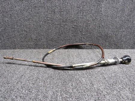 Cessna Aircraft Parts S1222-2 Cessna 172D Control Cable Assembly Throttle (Length: 47.75")