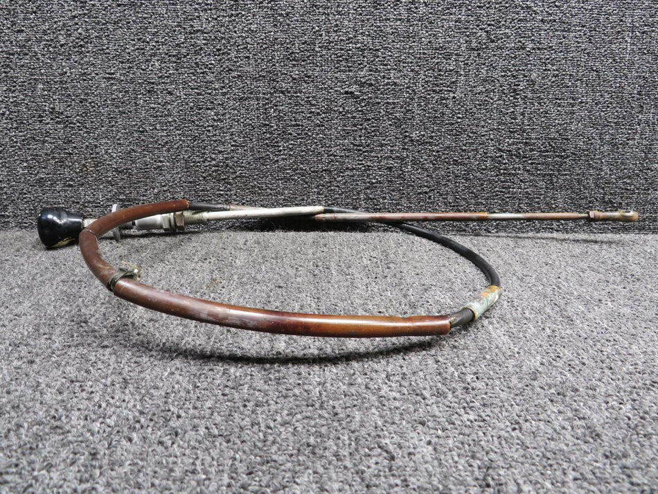 Cessna Aircraft Parts S1222-2 Cessna 172D Control Cable Assembly Throttle (Length: 47.75")