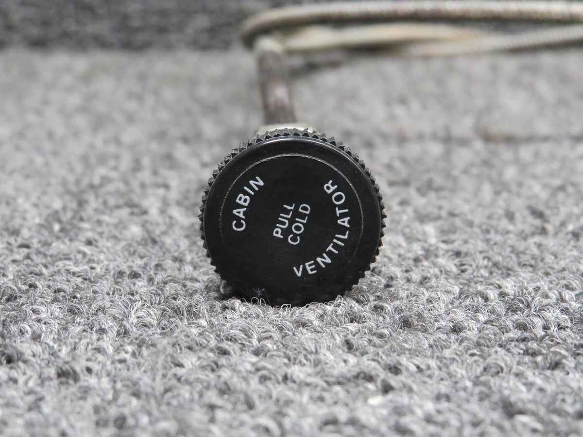 Cessna Aircraft Parts S1239-7 (Use: S1239-15) Cessna 172D Cabin Air Control Cable (Length: 32”)