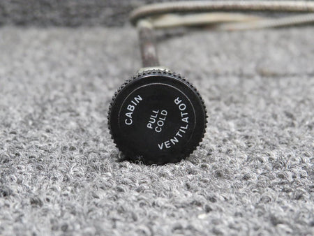 Cessna Aircraft Parts S1239-7 (Use: S1239-15) Cessna 172D Cabin Air Control Cable (Length: 32”)