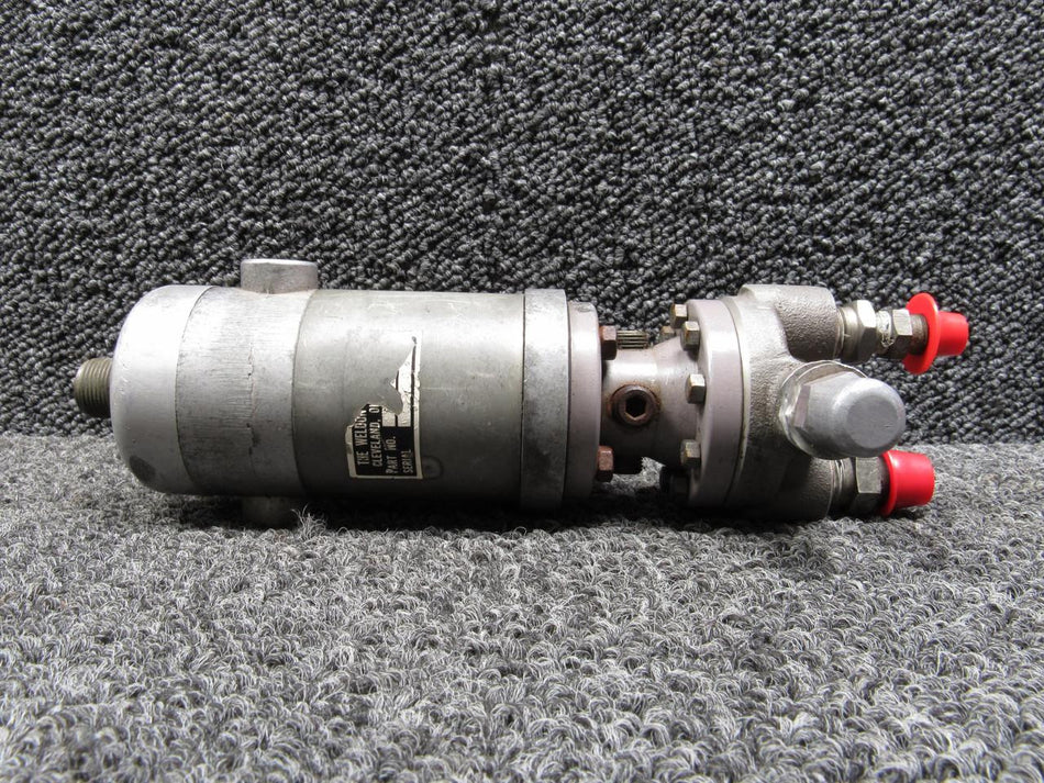 Globe Motors 10111 Globe Motors Weldon Pump Motor with Bracket (Rust) (Tag Not Legible)
