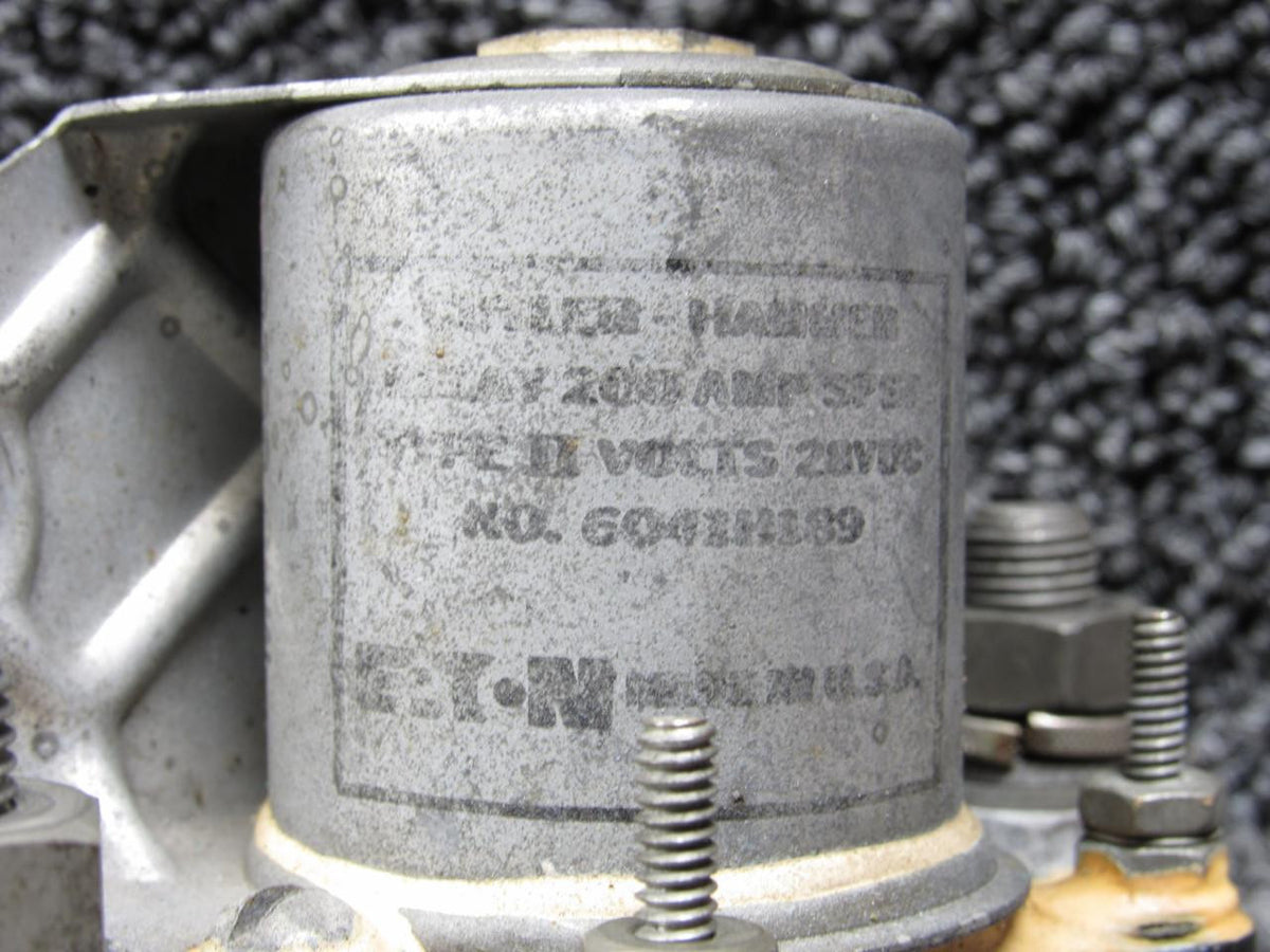Cutler-Hammer 6041H189 Cutler-Hammer Class 0 Relay (200A) (28V) Data Tag Hard to Read