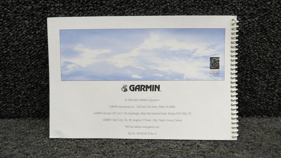 190-00140-10 Garmin 400 & 500 Series Display Interfaces Pilot’s Guide Addendum
