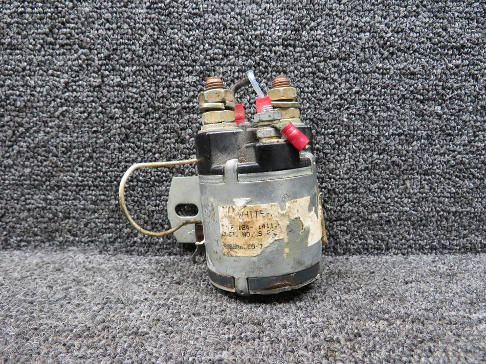 124-114111-1 (Alt: S-2443-2) White-Rodgers Solenoid Relay, 24V (Damaged Housing)