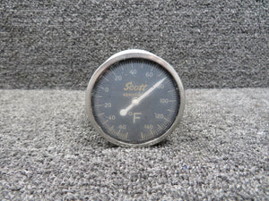 1585-5-16 Scott Aerotherm Outside Air Temperature Gauge Assembly (Cloudy Face)