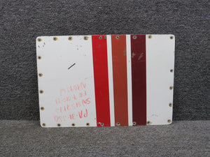 54305-006 Piper PA31-350 Circuit Breaker Access Cover Panel (Striped)