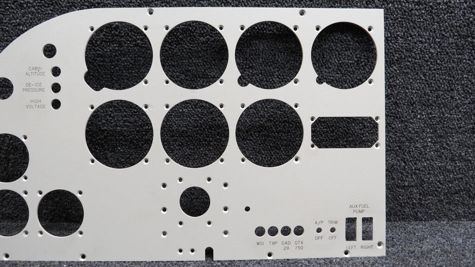 2113025-39-A59 Cessna P210N Instrument Panel Cover Assembly LH (Grey)