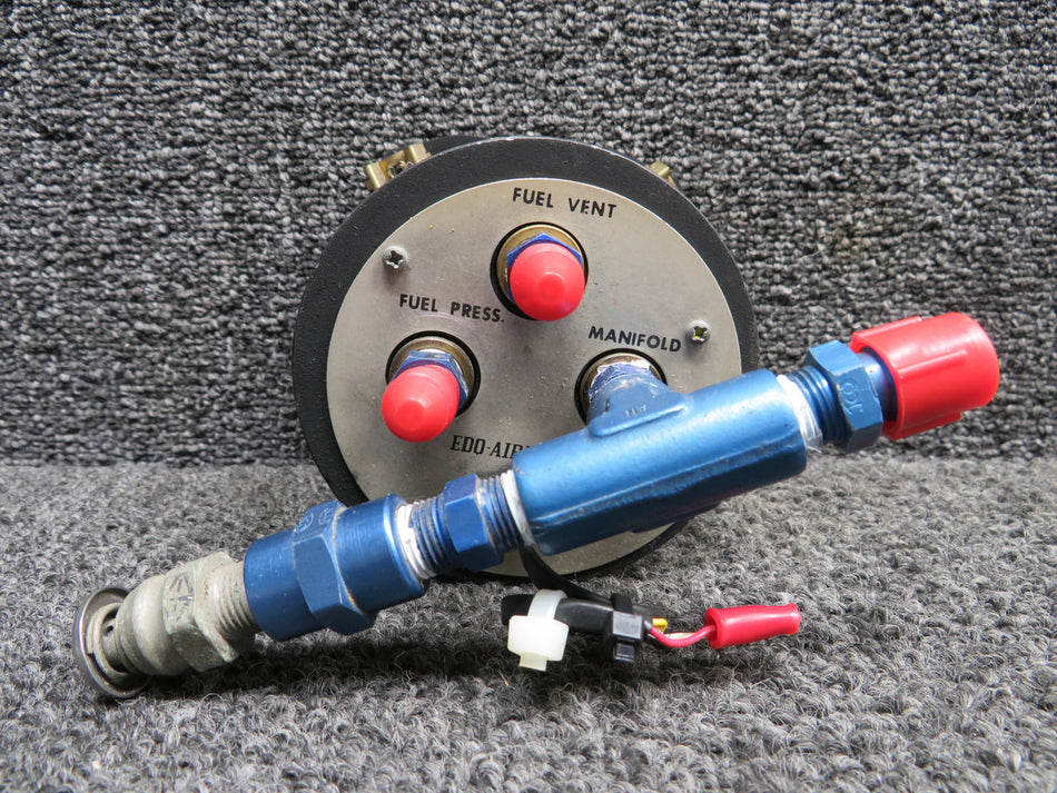 IU028-005-31RS (Alt: 98675-2) Edo-Aire Manifold Pressure, Fuel Flow Dual Indicator