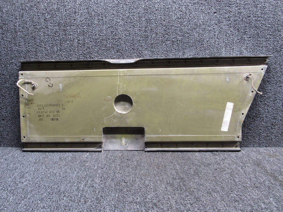1159P20491-1 Gulfstream G-II Panel Upper LH (Dents)