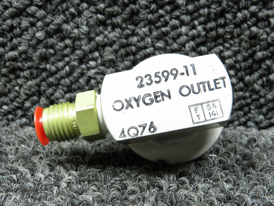23599-11 Oxygen Outlet Assembly (Straight)