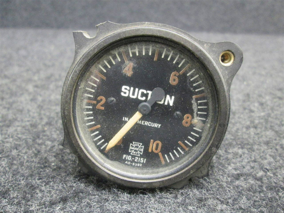 AW-1-7/8-21-W U.S. Gauge Suction Indicator (CORE) BAS Part Sales | Airplane Parts