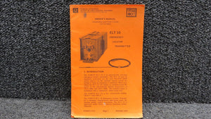 03716-0600 Narco ELT 10 Owner’s Manual, Installation and Pilot’s Guide (1972)
