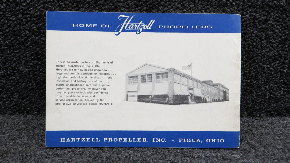 107E Hartzell Propeller Owner’s Manual for Piper Aircraft (1966)