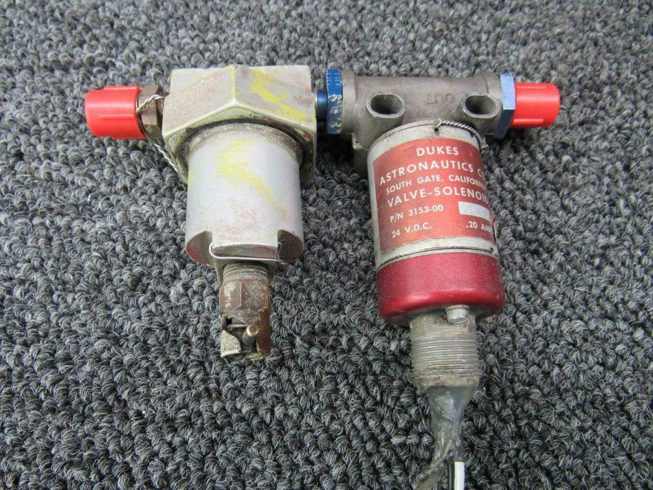 414-183976-15 / 3153-00 Beech 95-C55 Heater Filter & Solenoid Valve (Volts: 24)
