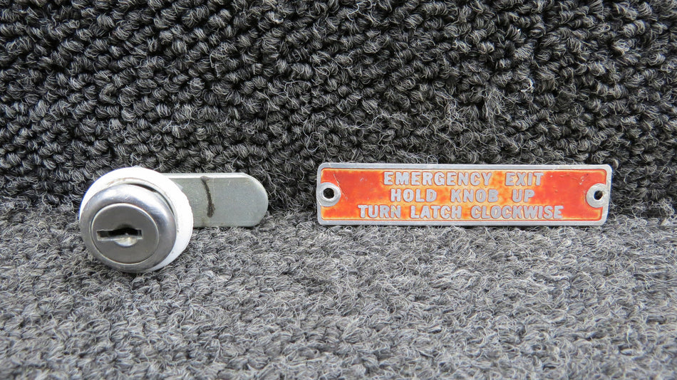 25489-000 Piper PA30 Baggage Door Latch Assembly (No Key)