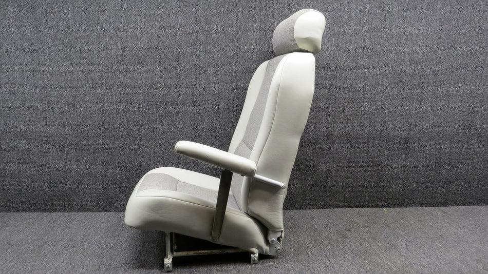 25550-004 Piper PA30 Center Seat Assembly LH (Grey) (Rail Width: 11”)