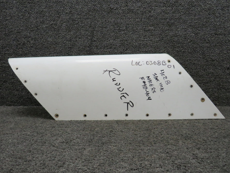 5133000-38 Cessna 402B Upper Rudder Leading Edge Skin