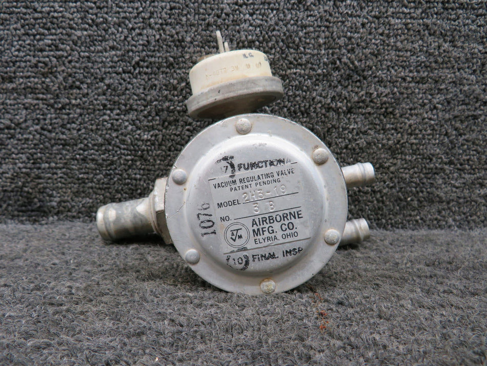 2H3-19 Airborne MFG Co Vacuum Regulating Valve