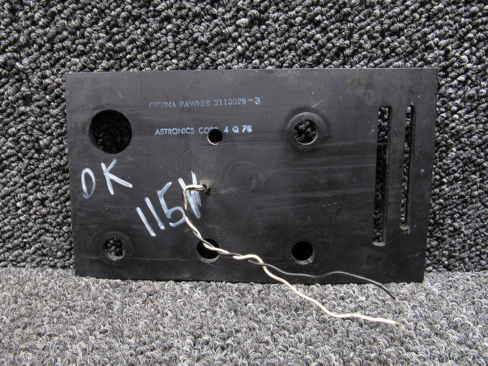 2113028-3 Astronics Corp Defrost and Cabin Heat Pull Wing Flap Panel