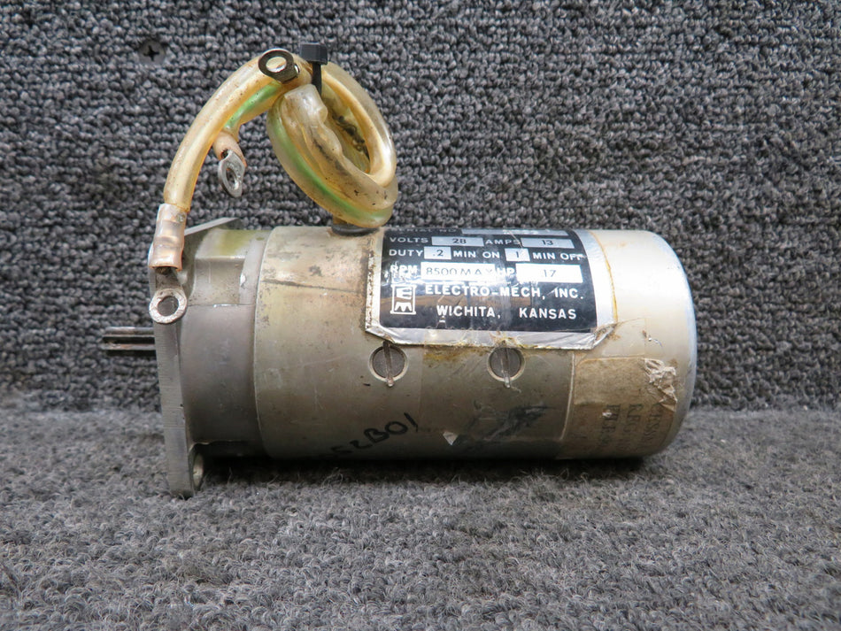 9910055-1 Electro-Mech DC Flap Motor 28 Volts, 13 Amps (Rpm: 8500)