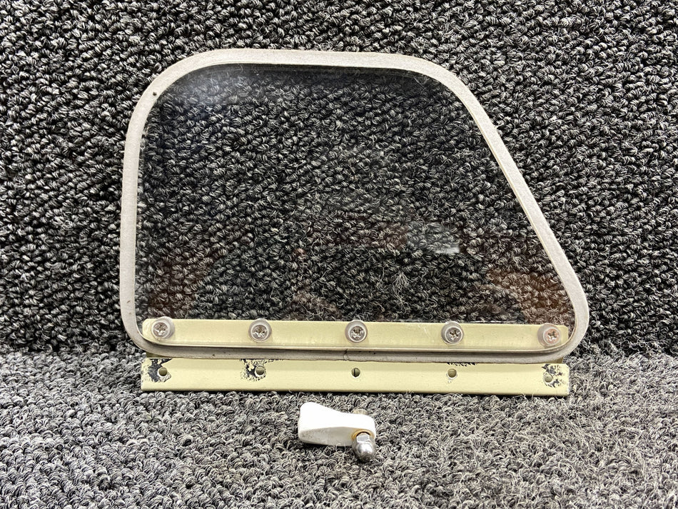 Piper PA32R-301 Co-Pilot Aftermarket Storm Window Assembly w Hinge (Clear)