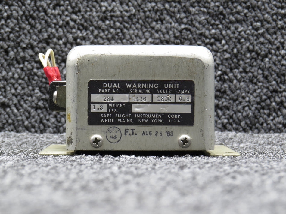 284 Safe Flight Dual Warning Unit Assembly (28VDC, 0.9 A)