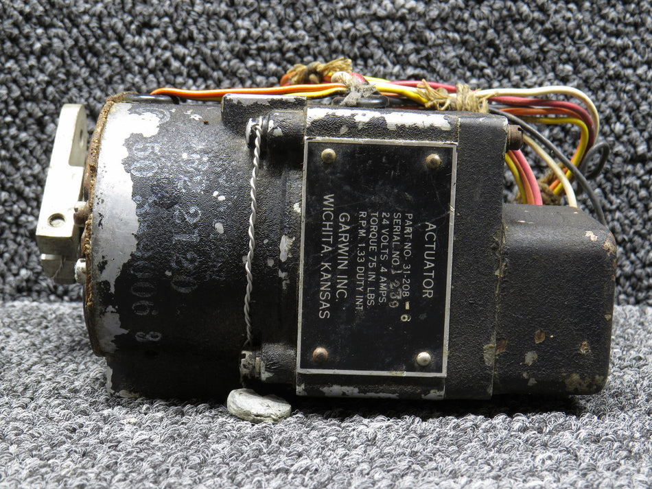 31-208-6 Garwin Actuator Assembly (24V, 0.4A) (Rusted Case)