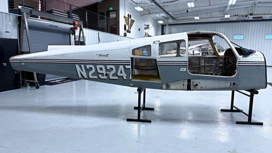 Piper PA28RT-201T Fuselage with Bill of Sale, Airworthiness, Data Tag, And Logs
