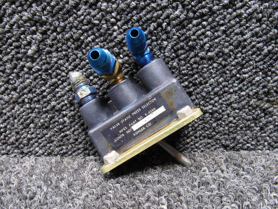 AN5831-1 (Alt: K-4566) Kohler Static Pressure Selector Valve Assembly