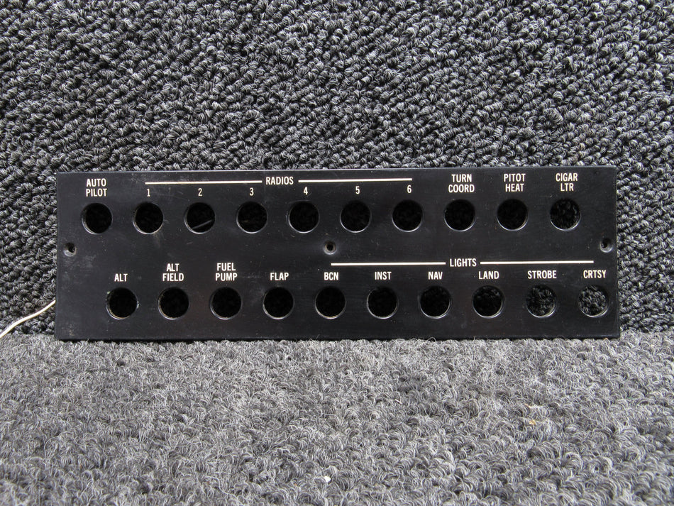 2013162-9 Cessna 177B Electroluminescent Indicator Panel