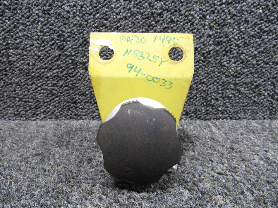 24125-000 Piper PA-30 Rudder Trim Control Knob Assembly (Minus Instrument Panel)