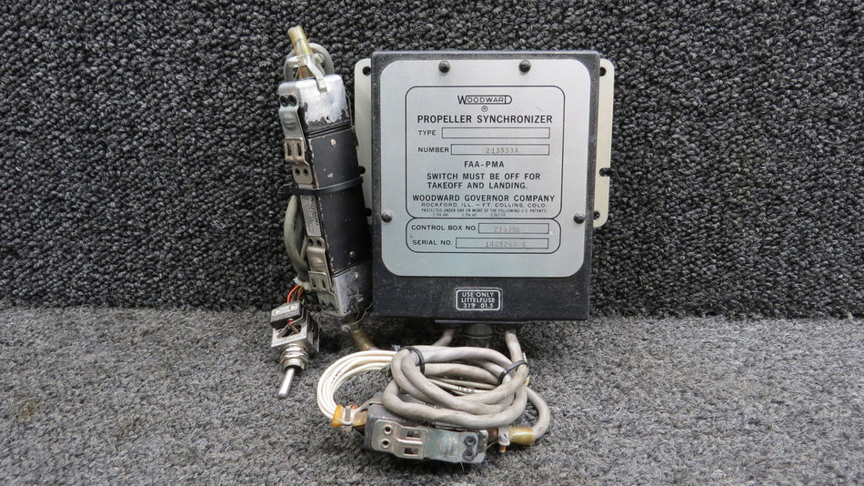 213533A, 213350 Woodward Propeller Synchronizer with Filter & Switch