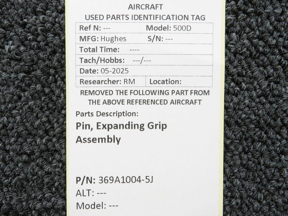 Hughes 369A1004-5J Hughes 500D Pin, Expanding Grip Assembly