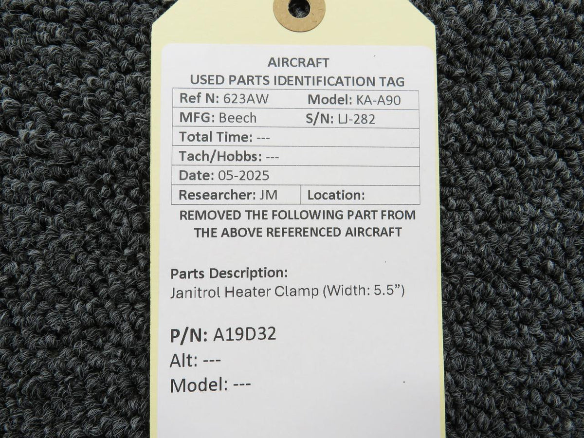 Janitrol A19D32 Janitrol Heater Clamp (Width: 5. 5”)