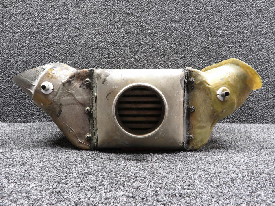 Stewart-Warner 10637B (Alt: 9910505-1) Stewart Warner Heat Exchanger with Abrasion Patch