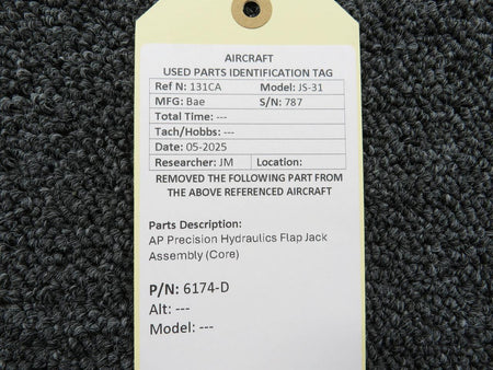 Precision 6174-D AP Precision Hydraulics Flap Jack Assembly (Core)