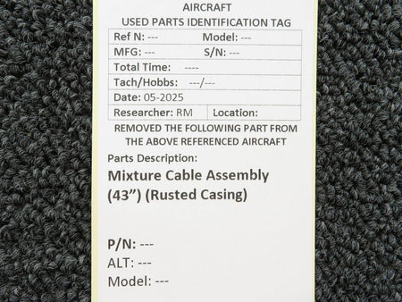 No Brand Mixture Cable Assembly (43”) (Rusted Casing)