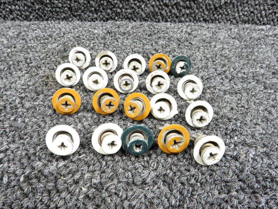 No Brand Dzus Phillips Head Turnlock Fasteners, Set of 20 (.75”)