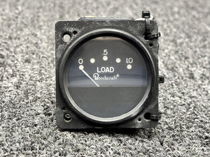 12B100-1 (Alt: 96-384053-1) Aircraft Inst Load Meter Indicator (Lighted, 28V)