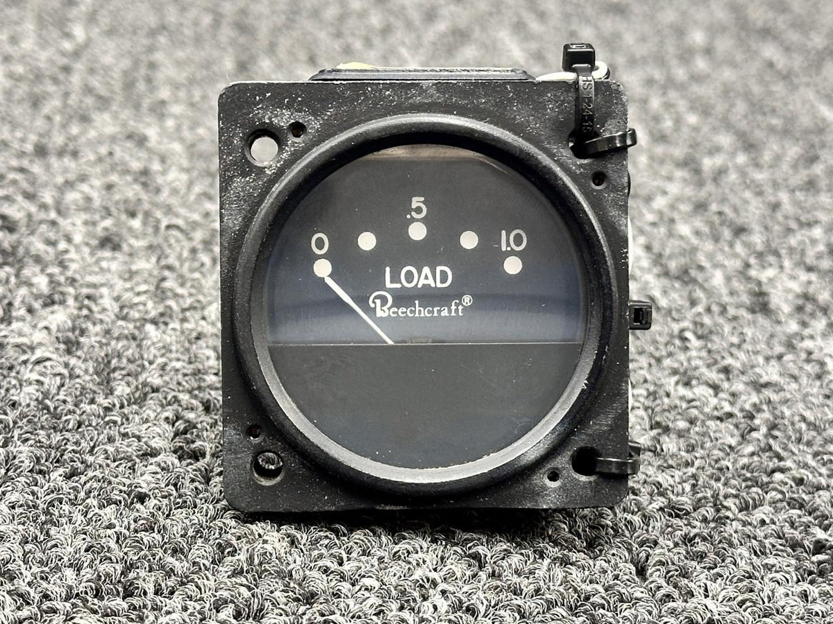 Aircraft Instrument and Development 12B100-1 (Alt: 96-384053-1) Aircraft Inst Load Meter Indicator (Lighted, 28V)