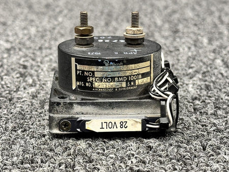 Aircraft Instrument and Development 12B100-1 (Alt: 96-384053-1) Aircraft Inst Load Meter Indicator (Lighted, 28V)