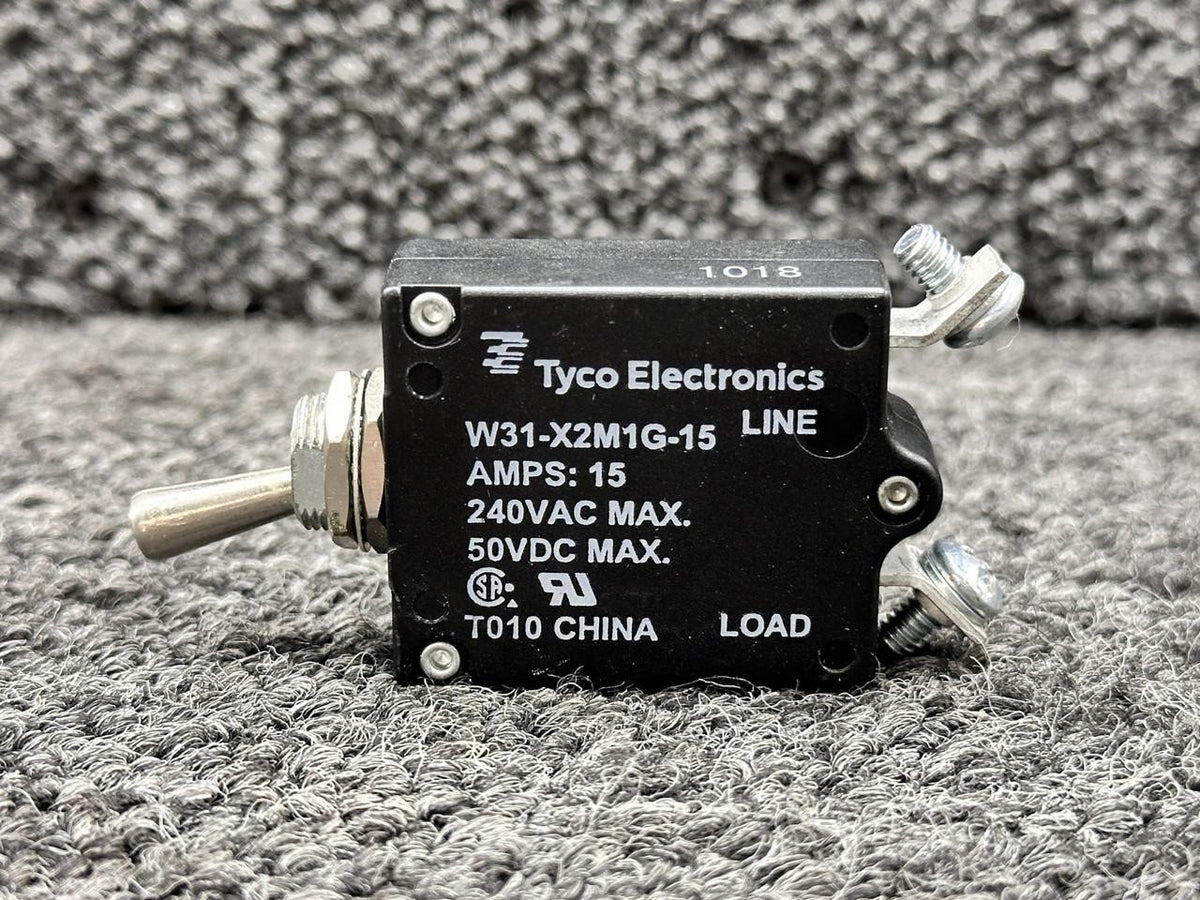 Tyco W31-X2M1G-15 Tyco Electronics Circuit Breaker (15A)