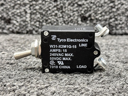 Tyco W31-X2M1G-15 Tyco Electronics Circuit Breaker (15A)