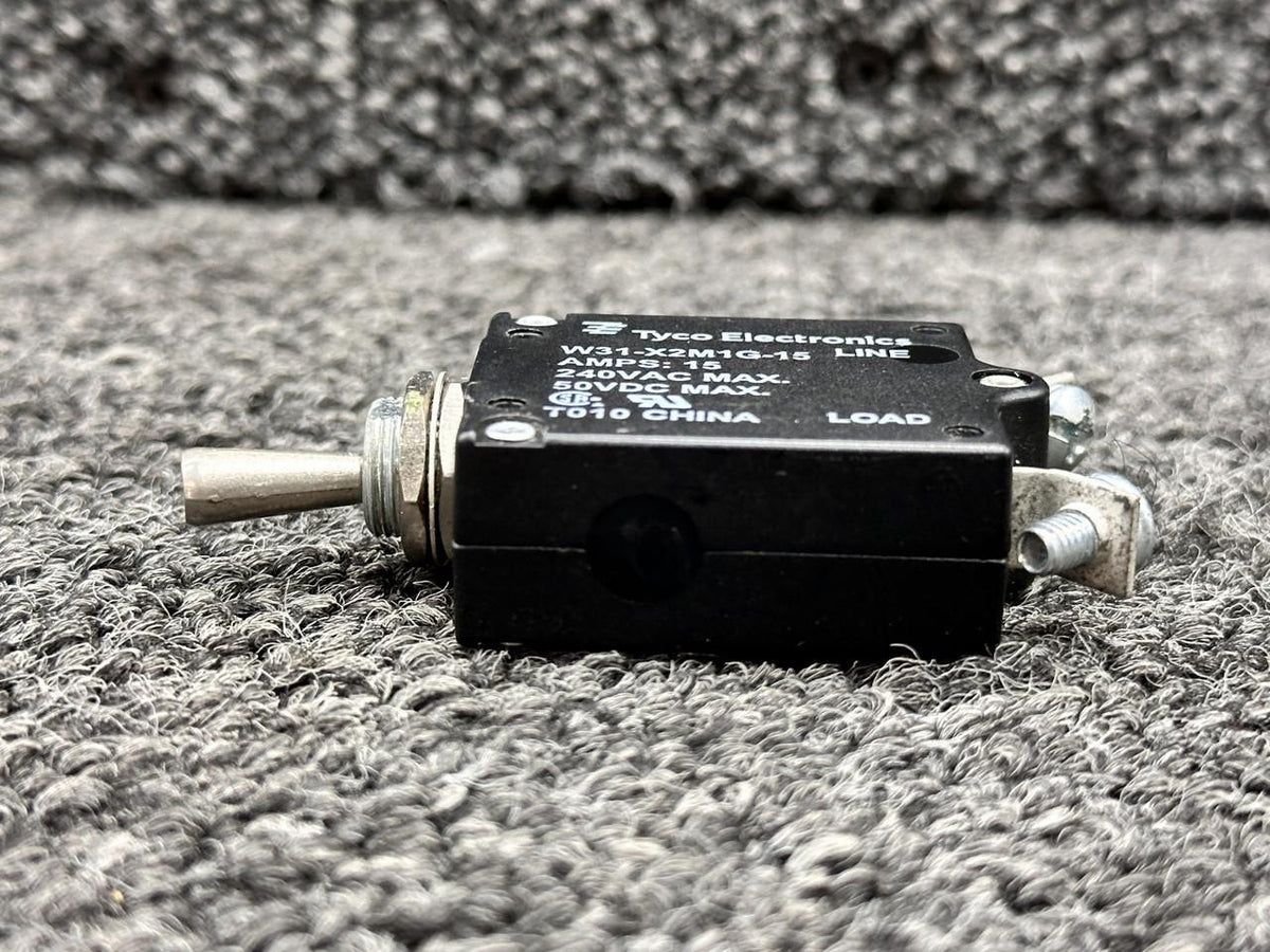 Tyco W31-X2M1G-15 Tyco Electronics Circuit Breaker (15A)