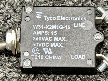 Tyco W31-X2M1G-15 Tyco Electronics Circuit Breaker (15A)