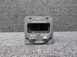 M877 (Alt: M877A-5V) Davtron Digital Clock Chronometer w Connector, 5V Lighting