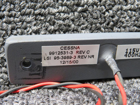 LSI 95-3989-3 (Alt: 9912531-3) LSI Panel Assembly, Lighted (115V, 400Hz)