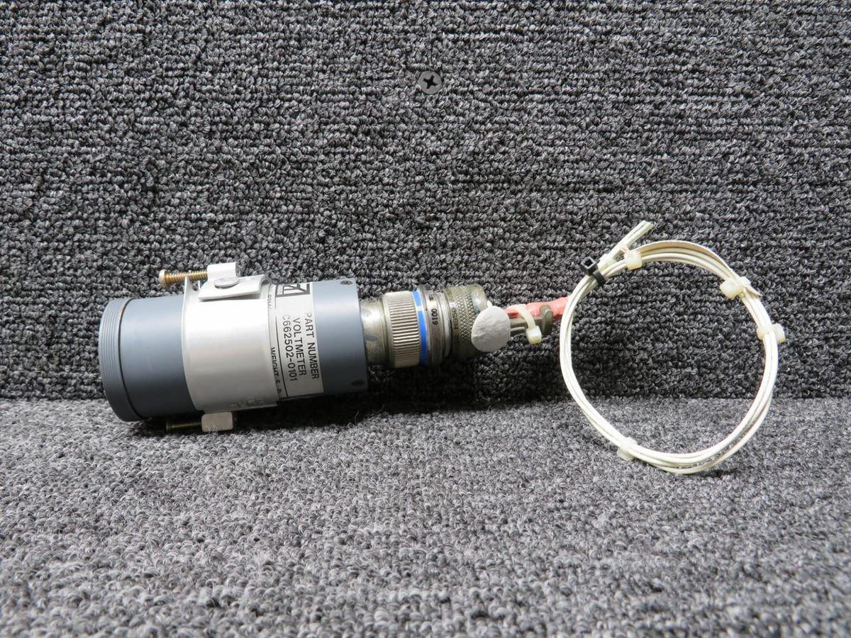 Mid-Continent C662502-0101 Mid-Continent MD129-1 Voltmeter Indicator with Mount, 10-40V